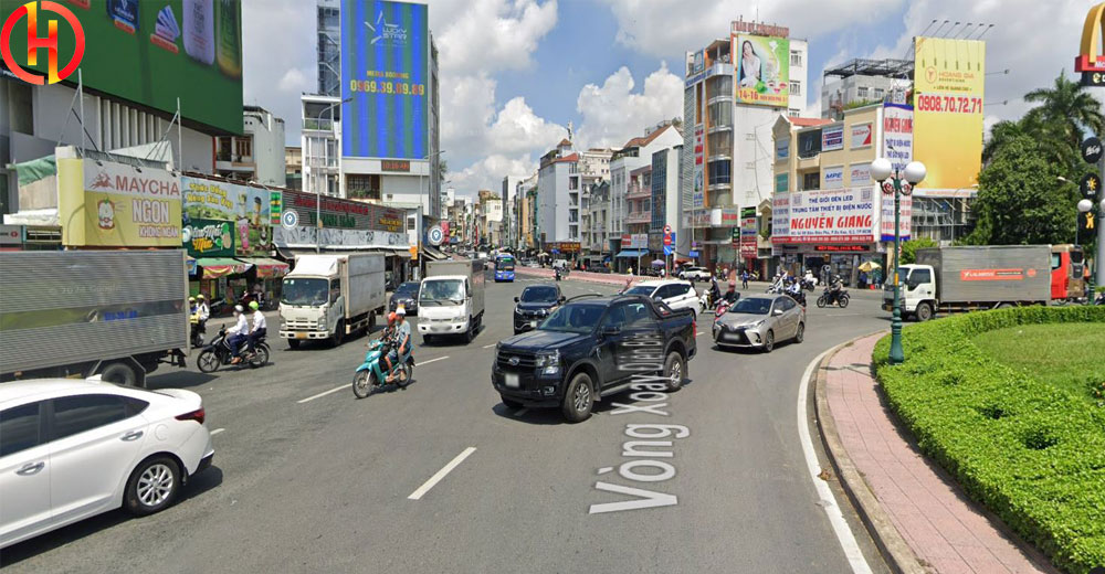 cứu hộ đa kao vòng xoay điện biên phủ